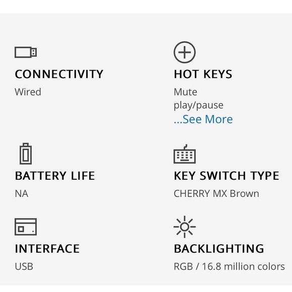 Alienware - AW410K Wired Mechanical CHERRY MX Gaming Keyboard - Picture 8 of 8